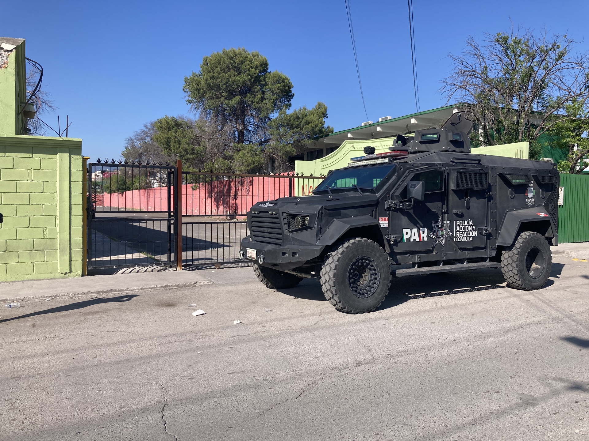 Policía resguarda recinto sindical de la sección 288 en Monclova