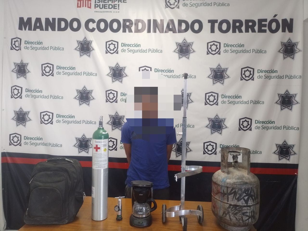 Aseguran a presunto ladrón de vivienda en Torreón