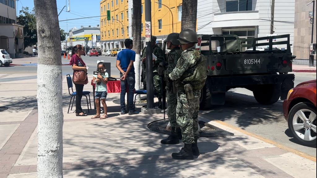 Sedena Realiza Campa A De Reclutamiento En La Plaza Principal De Monclova