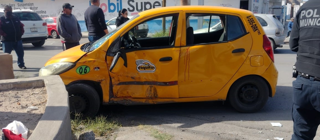 Choque deja un herido y cuantiosos daños