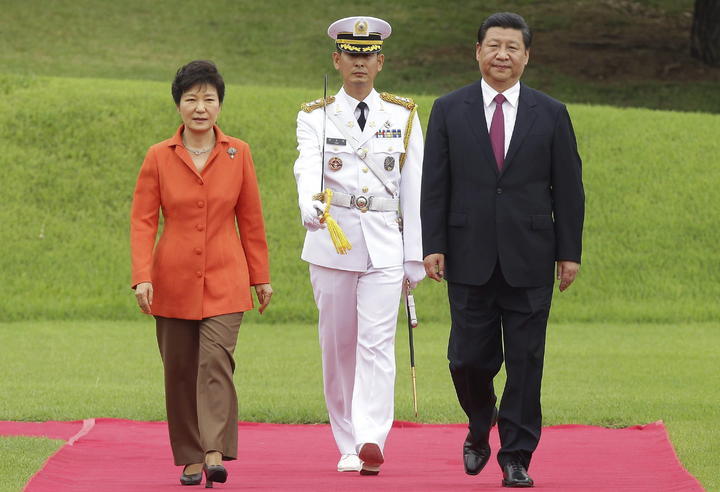Presidente chino de visita en Corea del Sur