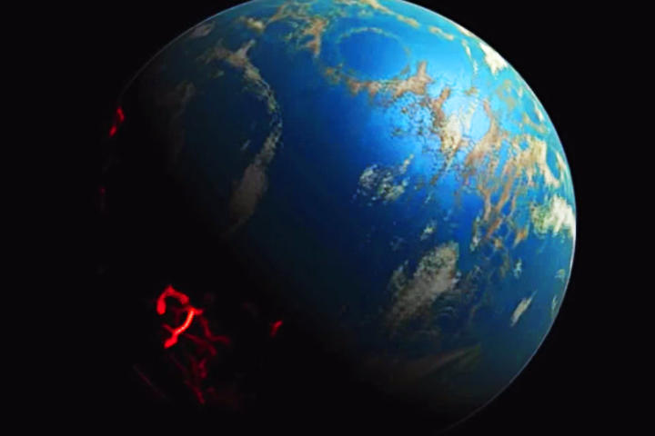 Animación muestra la Tierra de hace 3 mil 800 millones de años