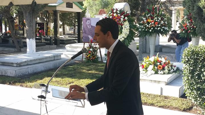 Conmemoran 75 aniversario luctuoso de Eulalio Gutiérrez Ortiz