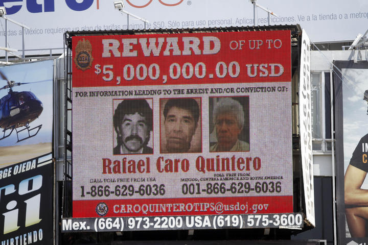 ¿Dónde busca la DEA a Caro Quintero?