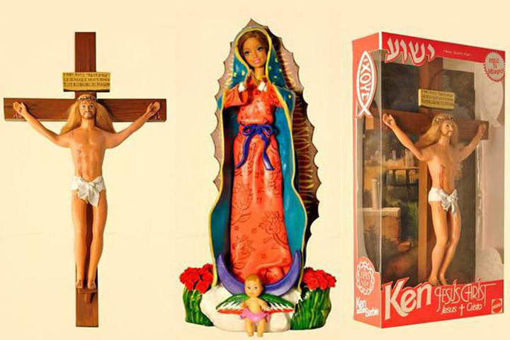 Barbie 'Virgen de Guadalupe' y Ken 'Jesucristo' crean polémica