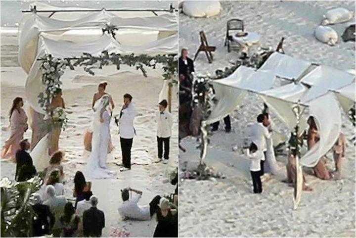 Revelan fotos de la boda de Johnny Depp
