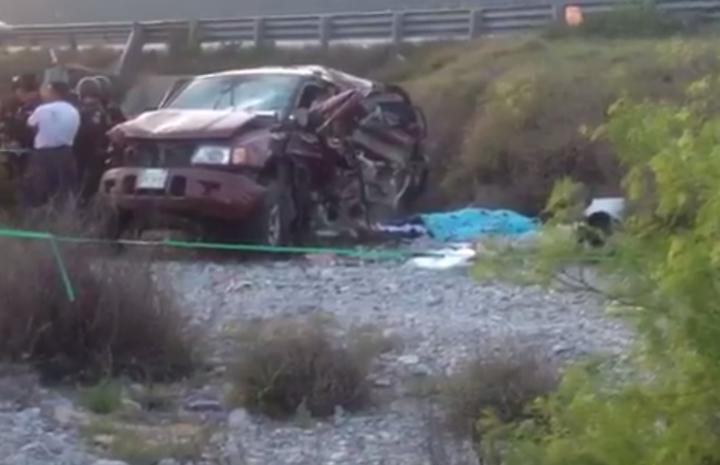 Fallece conductor duranguense en la carretera Saltillo-Monterrey