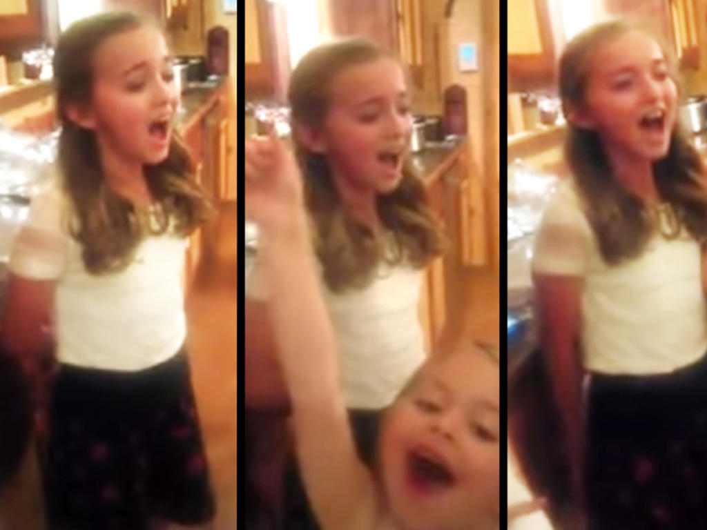 Sorprende niña imitando a Adele