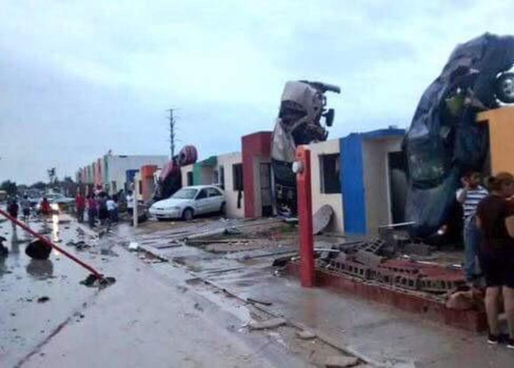 Confirma alcalde 10 muertos por tornado en Acuña