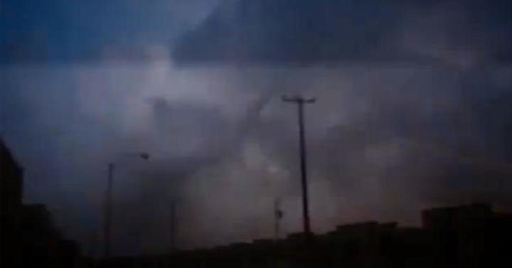Circula supuesto video del tornado en Acuña