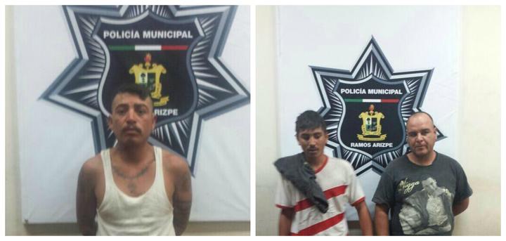 Detienen a tres personas con droga en Ramos Arizpe