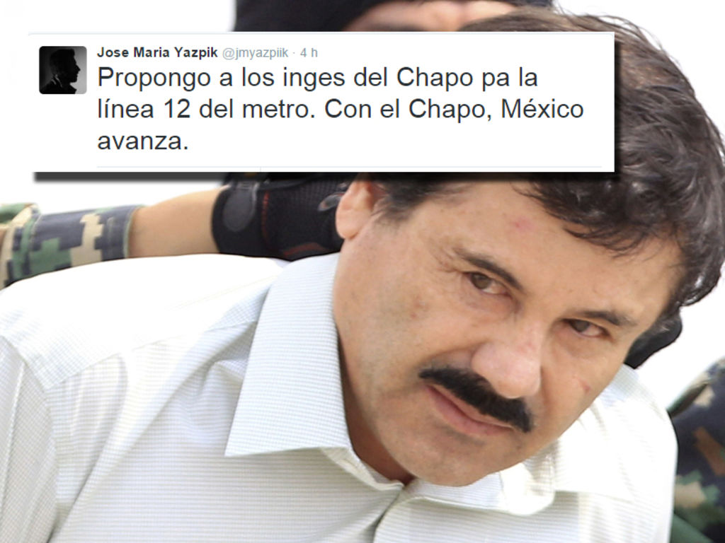 Famosos reaccionan ante fuga de 'El Chapo'