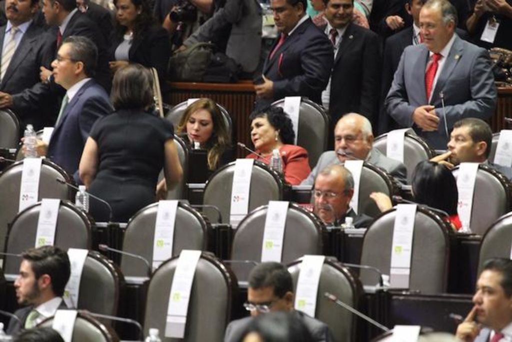 Carmen Salinas no se durmió en el Congreso