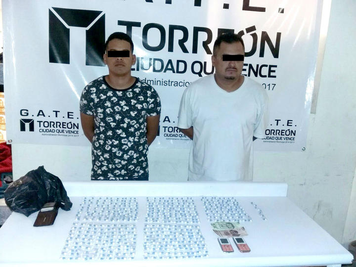 Asegura GATE 487 dosis de cocaína en Torreón