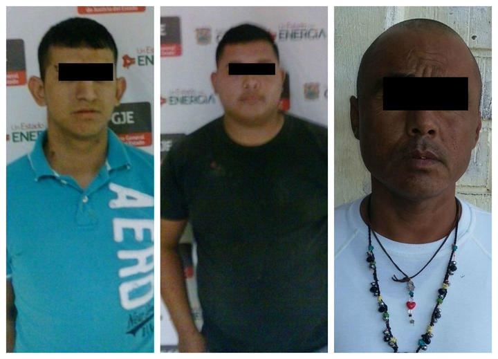 Caen tres hombres en Piedras Negras por el delito de robo