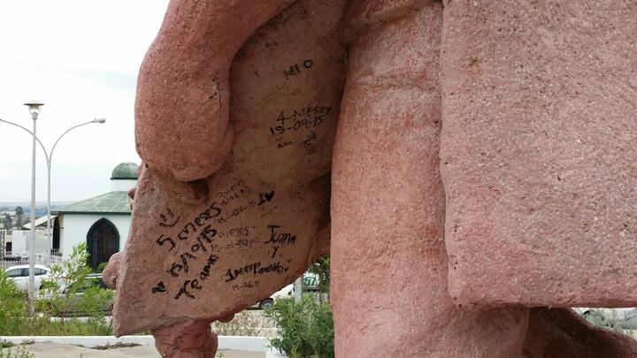 Vandalizan estatua de San Juan Diego en Monclova