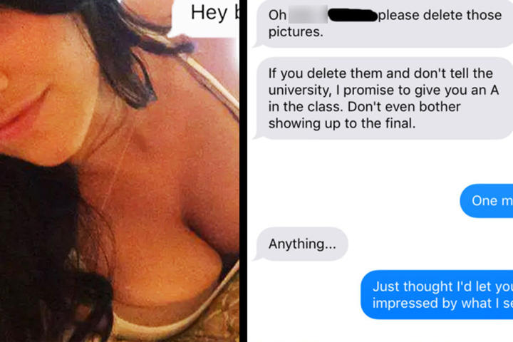 Maestra envía fotos por error a estudiante
