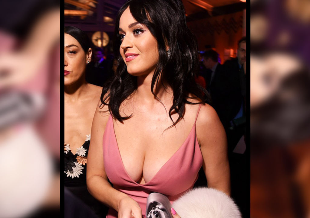 Katy Perry y su escote se apoderaron de los Globos de Oro