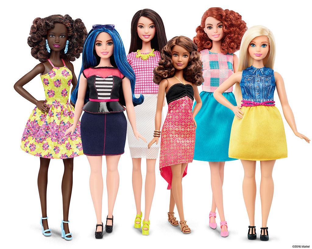 Barbie estrena tipos de cuerpo y tonos de piel