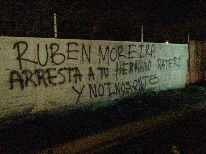 Aparecen mensajes contra gobernador Rubén Moreira Valdez