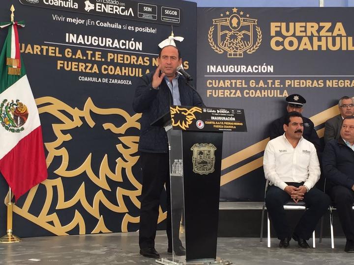 Inauguran cuartel del GATE Fuerza Coahuila en Piedras Negras