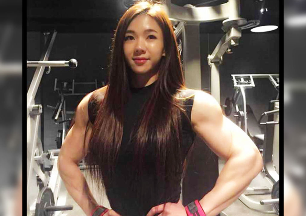 Asiática sorprende al mundo con su musculatura