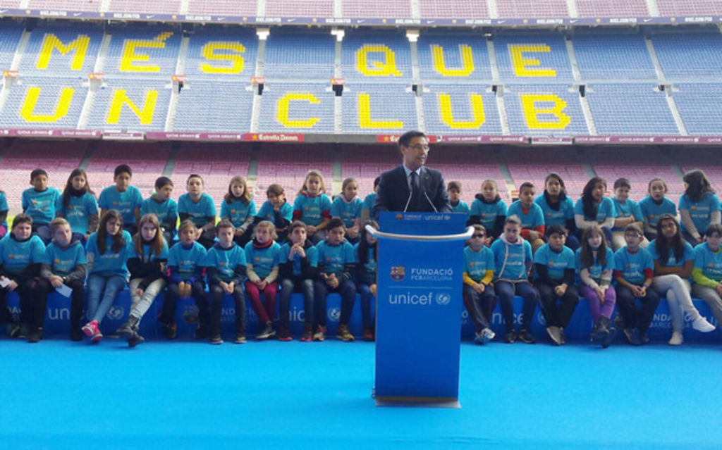 Barcelona y Unicef renuevan alianza