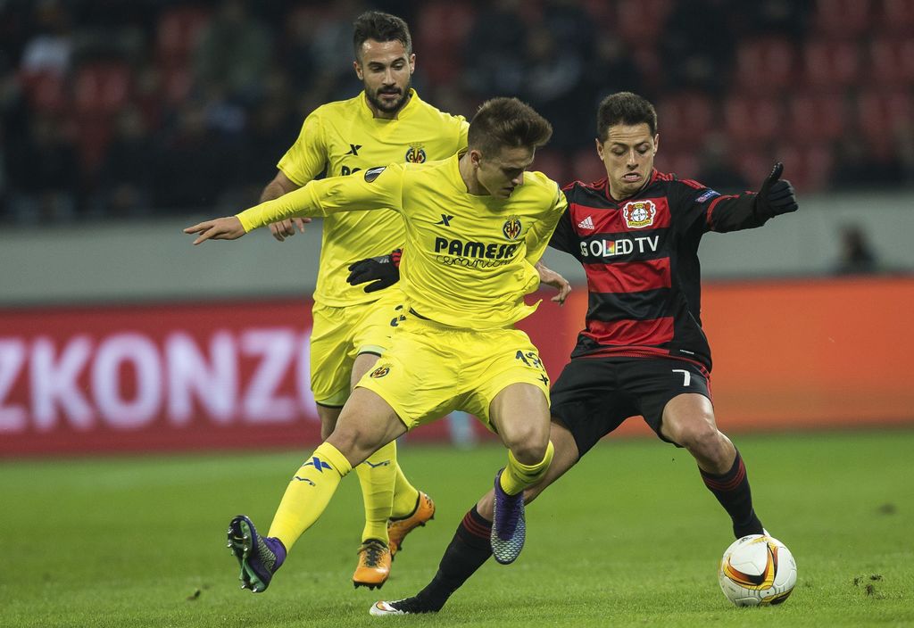 Villarreal elimina a 'Chicharito' y Bayer Leverkusen
