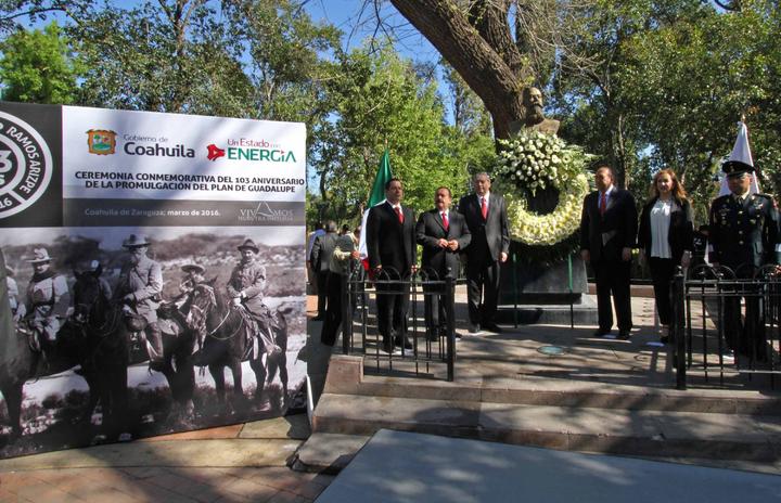 Adelantan conmemoración del 103 aniversario del Plan de Guadalupe