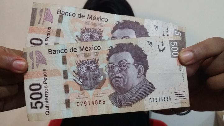 Alertan comerciantes por billetes falsos de 500 pesos