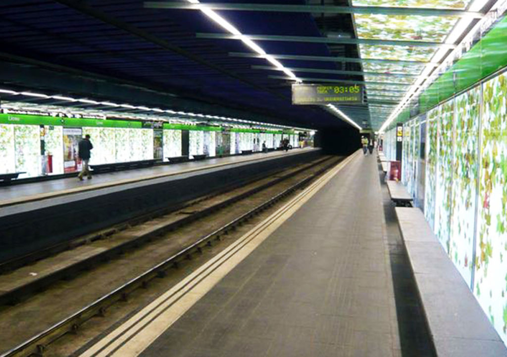 Graban polémico acto en el Metro de Barcelona