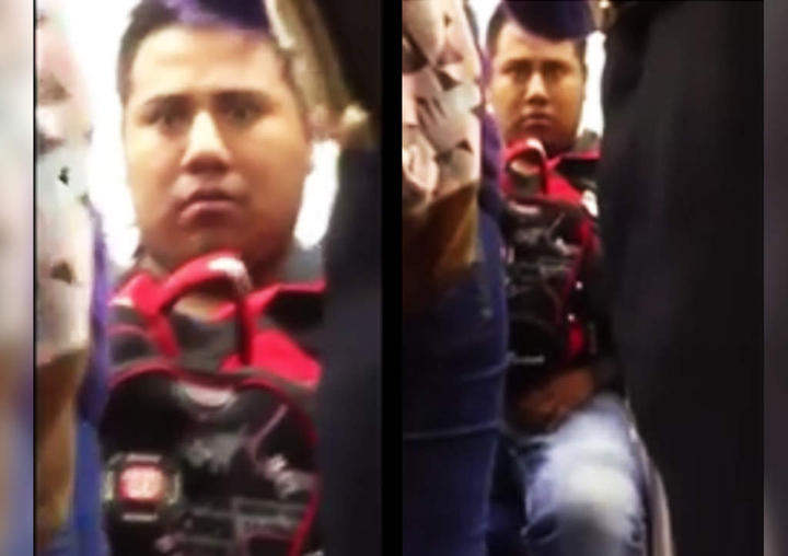 Captan a sujeto en acto indecente en el Metro de la CDMX