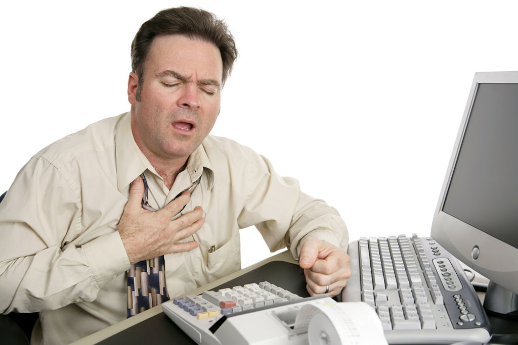 Estrés y sedentarismo, causas de un probable infarto