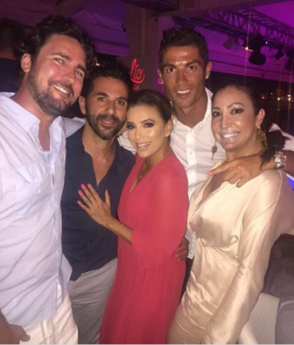 Longoria y Ronaldo se encuentran en Ibiza