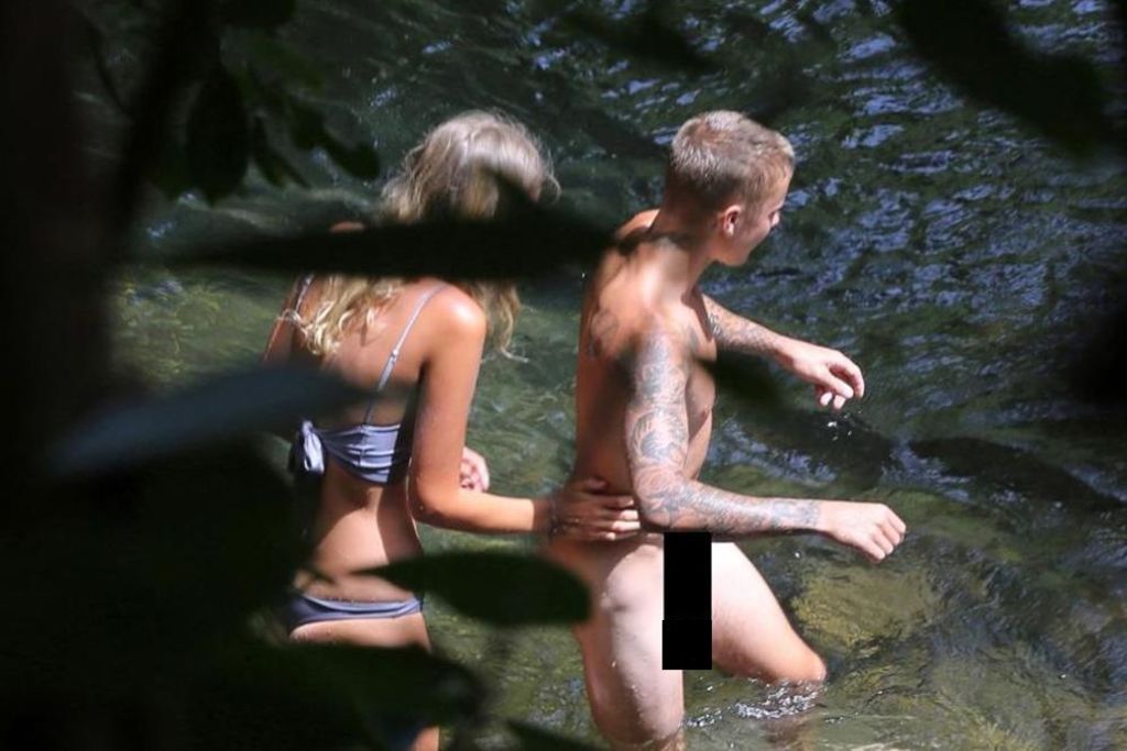 Captan desnudo a Justin Bieber durante sus vacaciones en Hawái