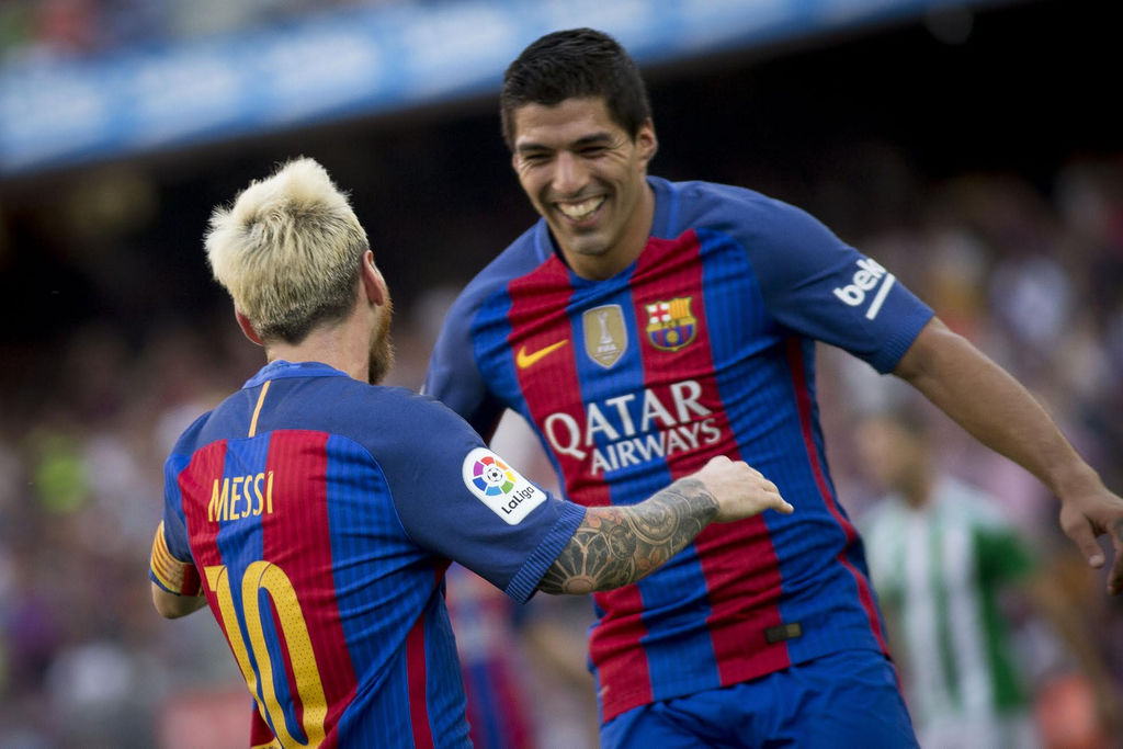 Aplasta Barcelona 6-2 al Betis con buena actuación de Suárez y Messi