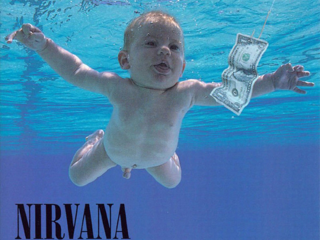 El bebé del más famoso álbum de Nirvana recrea la icónica imagen