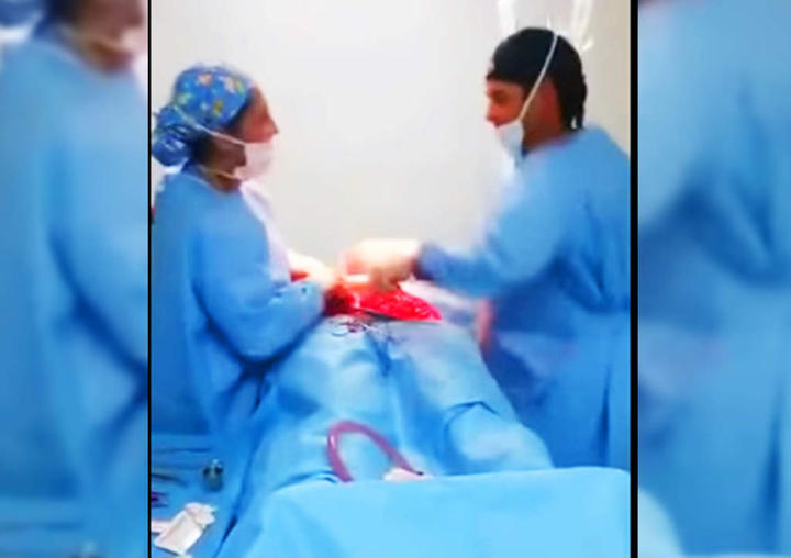 Genera indignación video de cirujano bailando en operación