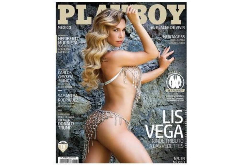 Aparece Lis Vega en la portada de Playboy