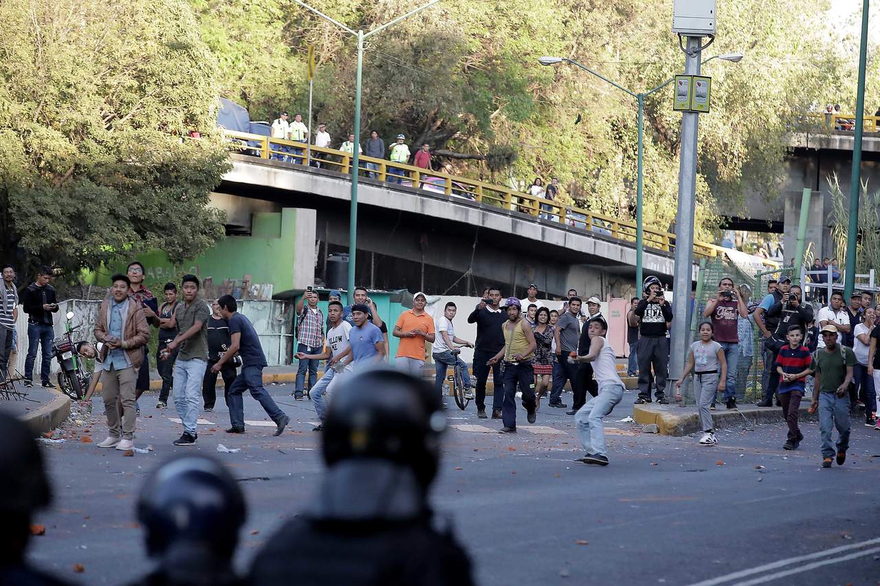 Condena CNDH actos de violencia en protestas contra gasolinazo