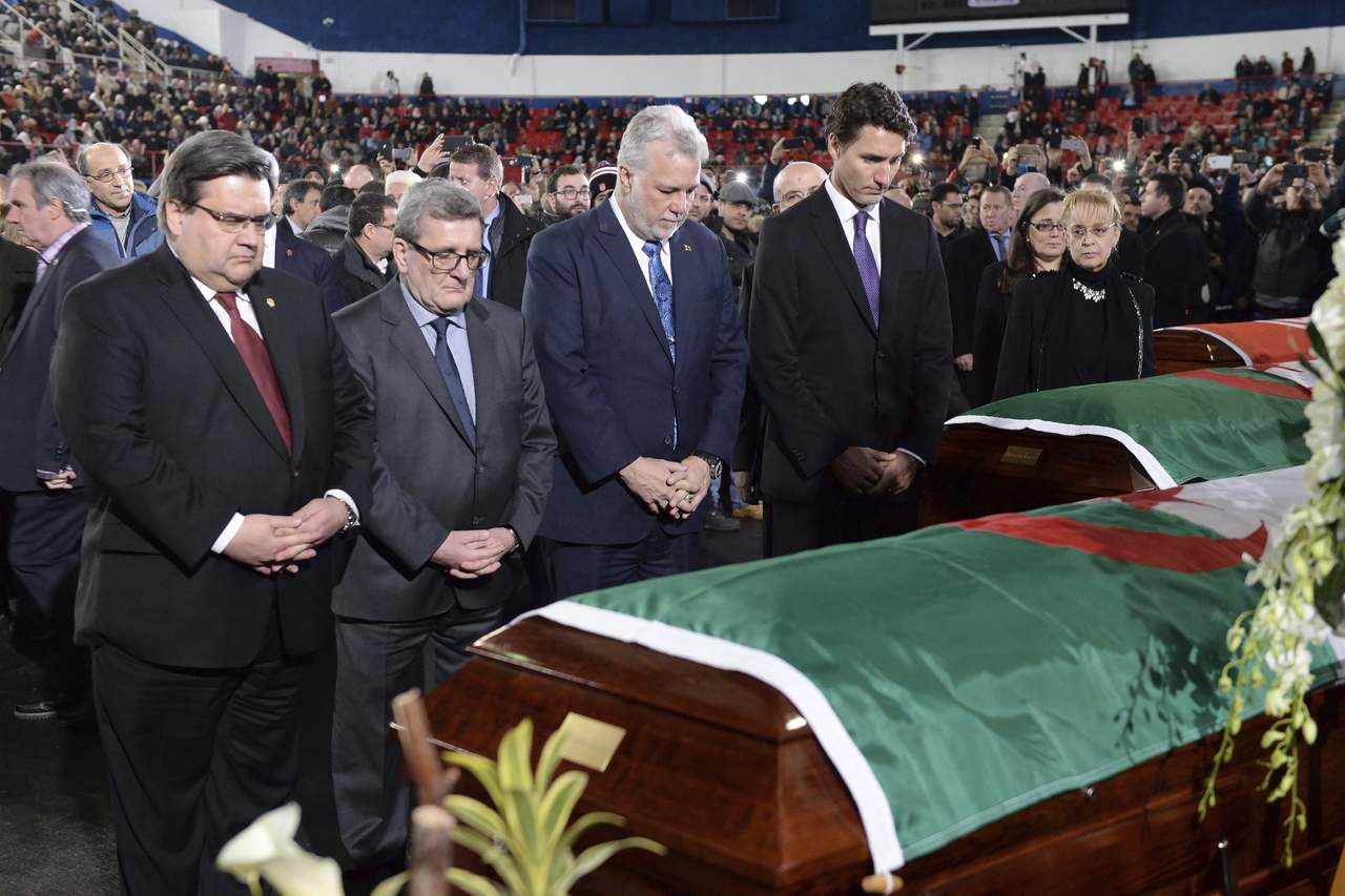 Encabeza primer ministro de Canadá funeral público por víctimas del atentado