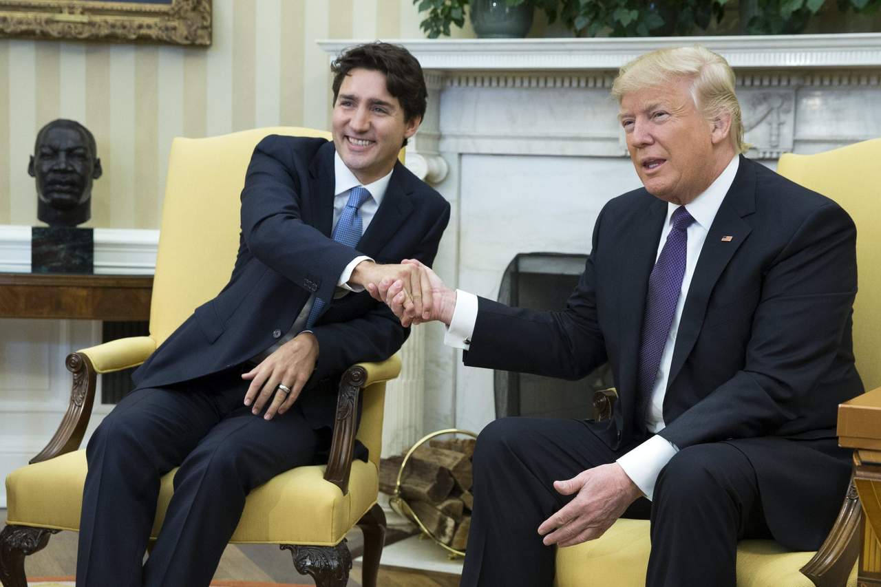 Recibe Trump a Trudeau en la Casa Blanca