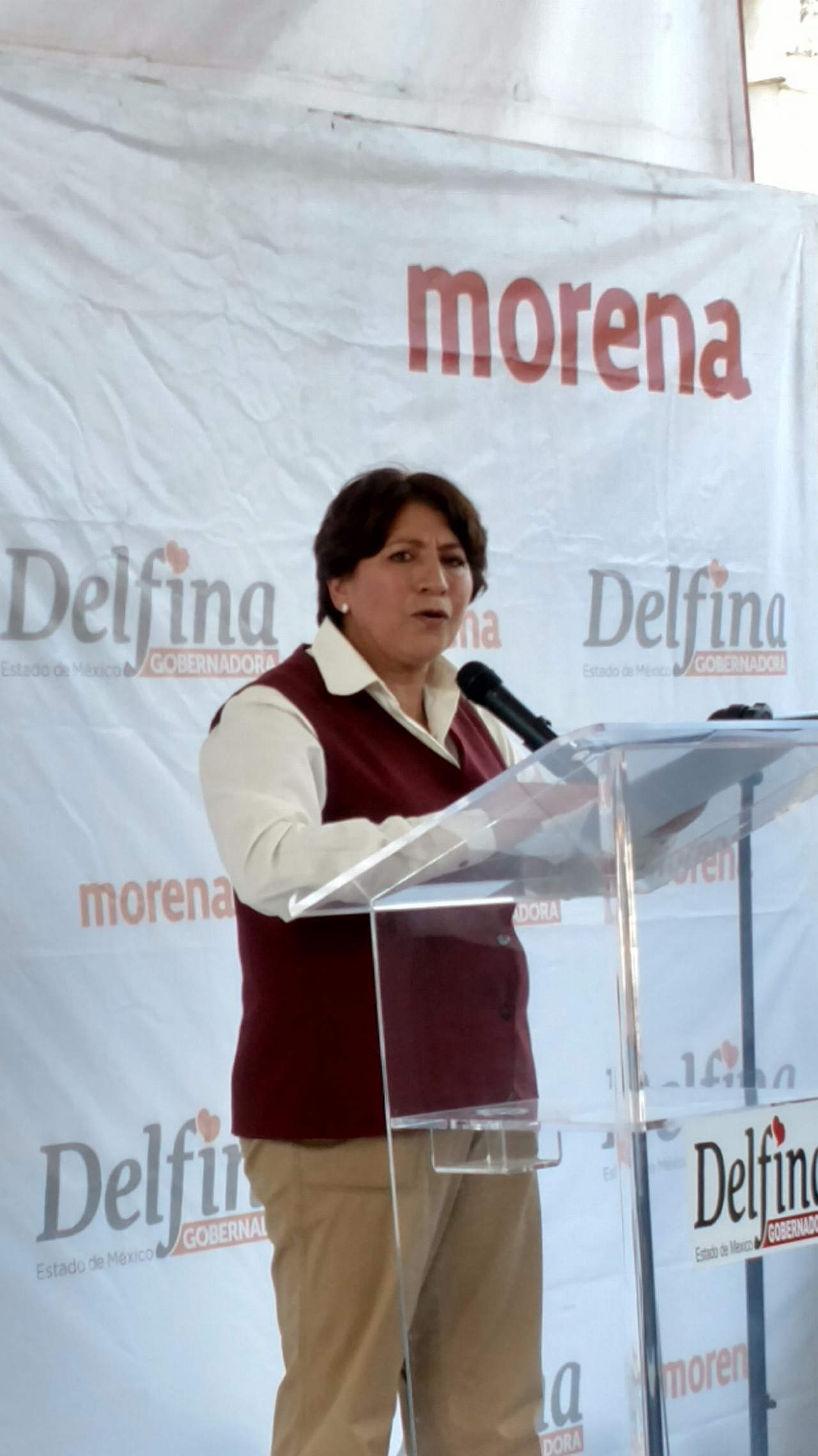 Denuncia Delfina por violencia de género a Ochoa, Anaya y Calderón