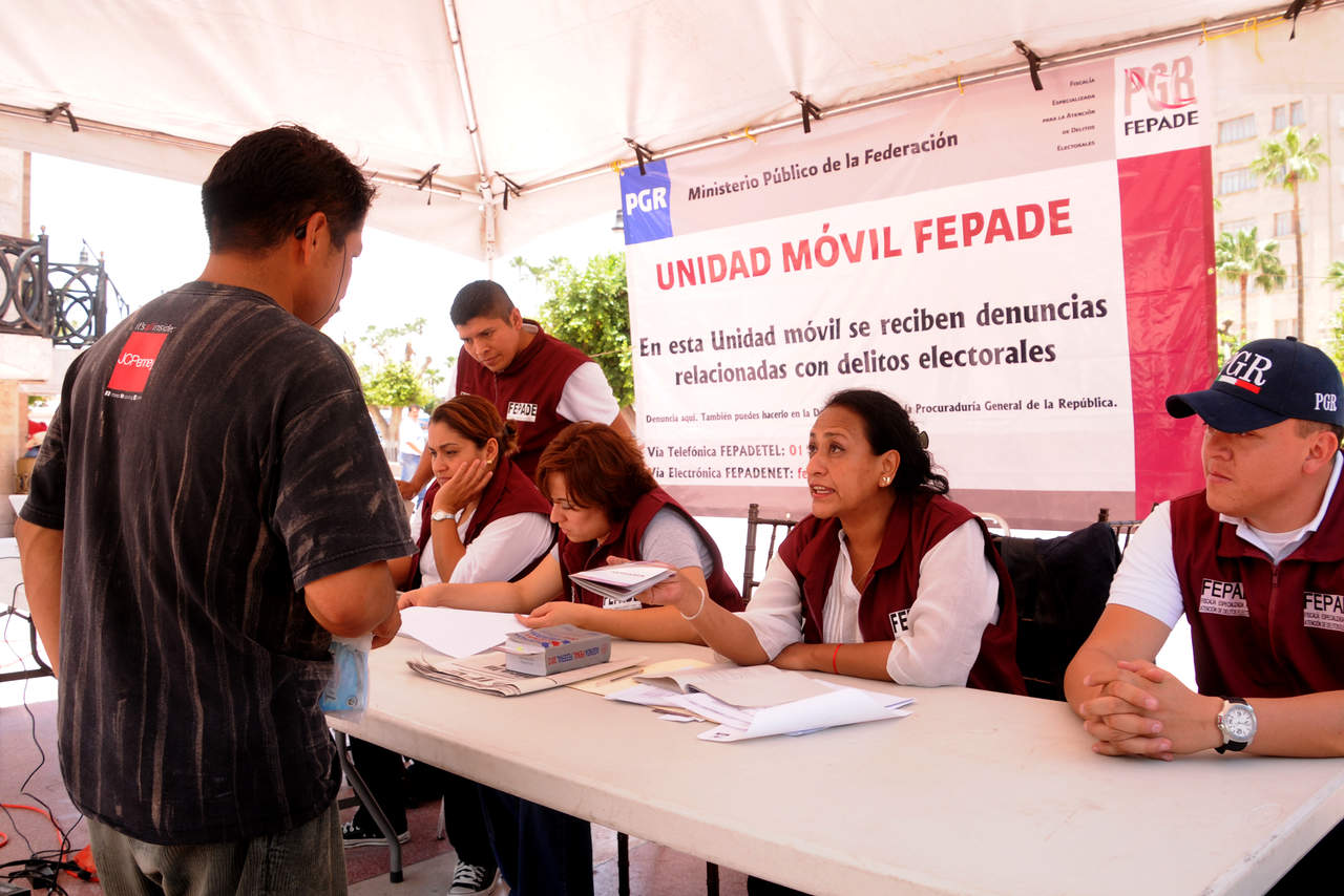 Anuncia Fepade operativo Coahuila para inhibir los delitos electorales