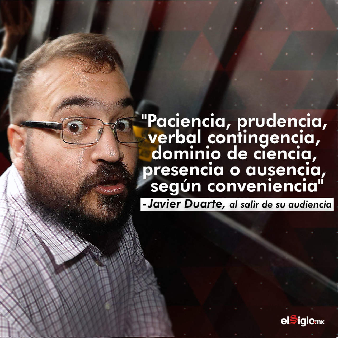 ¿De dónde viene la frase que citó Duarte al salir de audiencia?