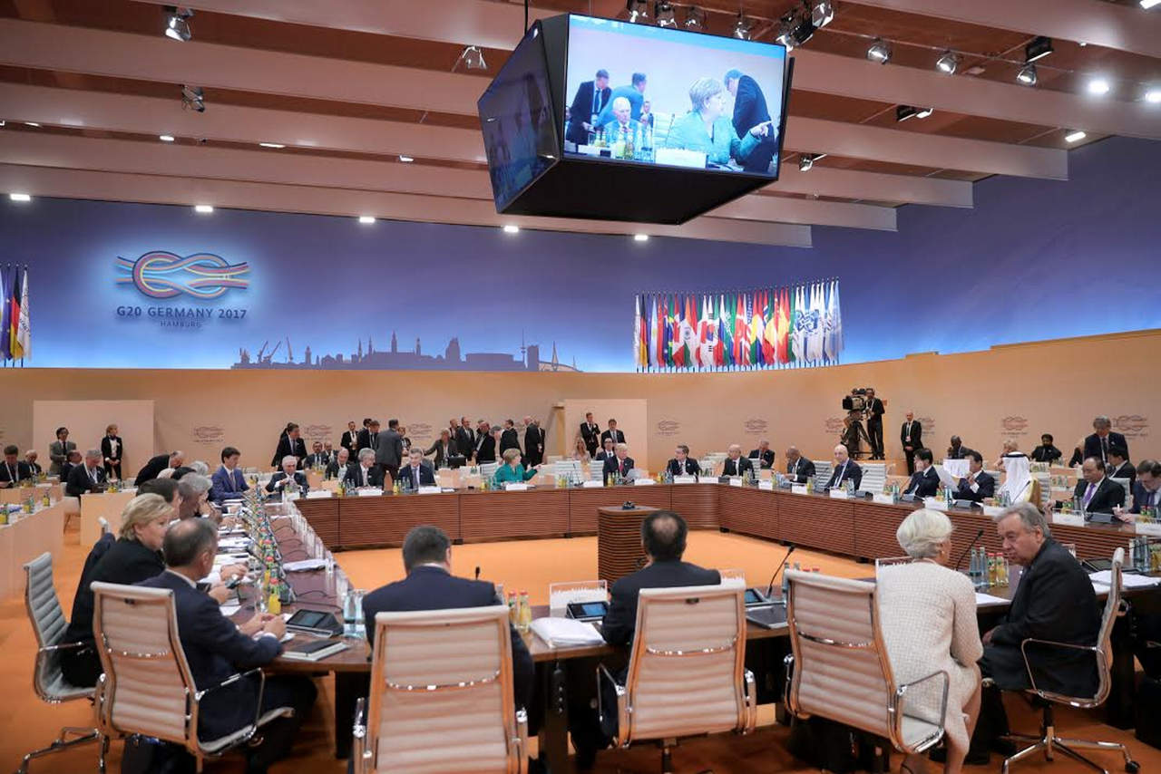 Se comprometen líderes del G20 a luchar contra proteccionismo