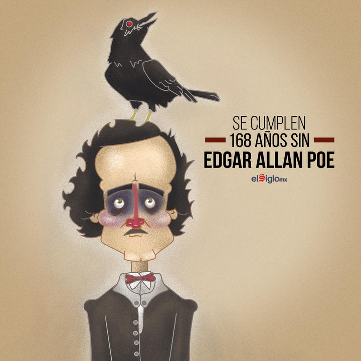 1849: Da su último respiro Edgar Allan Poe, reconocido escritor estadounidense