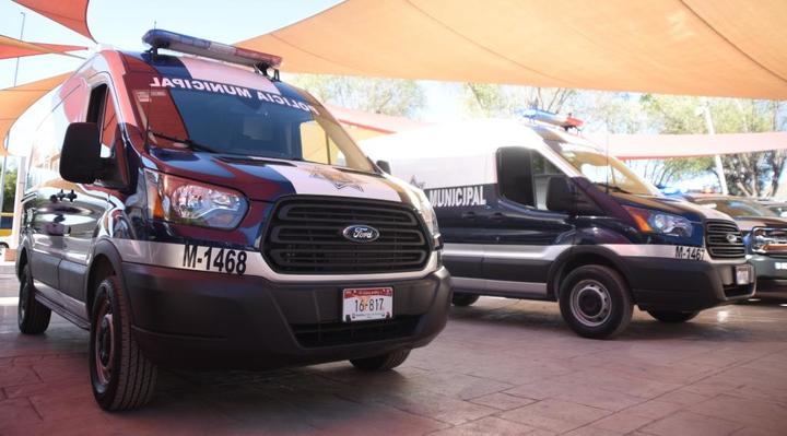 Entregan nuevas patrullas a Policía Municipal de Saltillo
