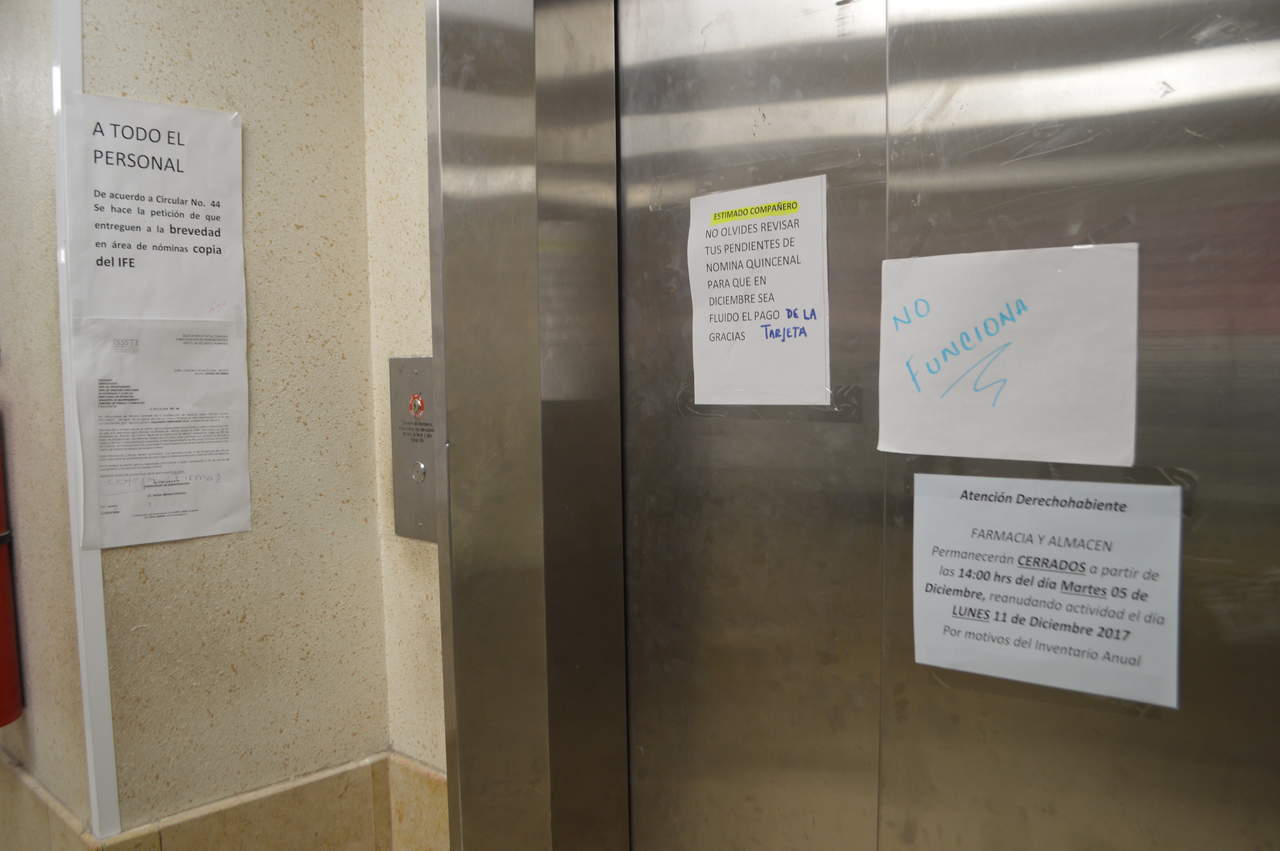 Por falla en elevadores, descarta Estado Mayor al ISSSTE