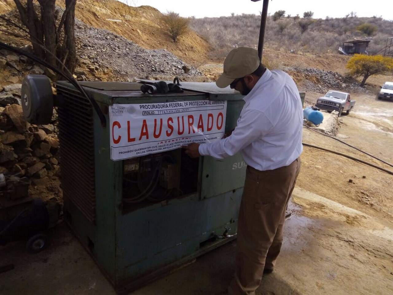 Clausuran cinco minas por irregularidades sobre impacto ambiental